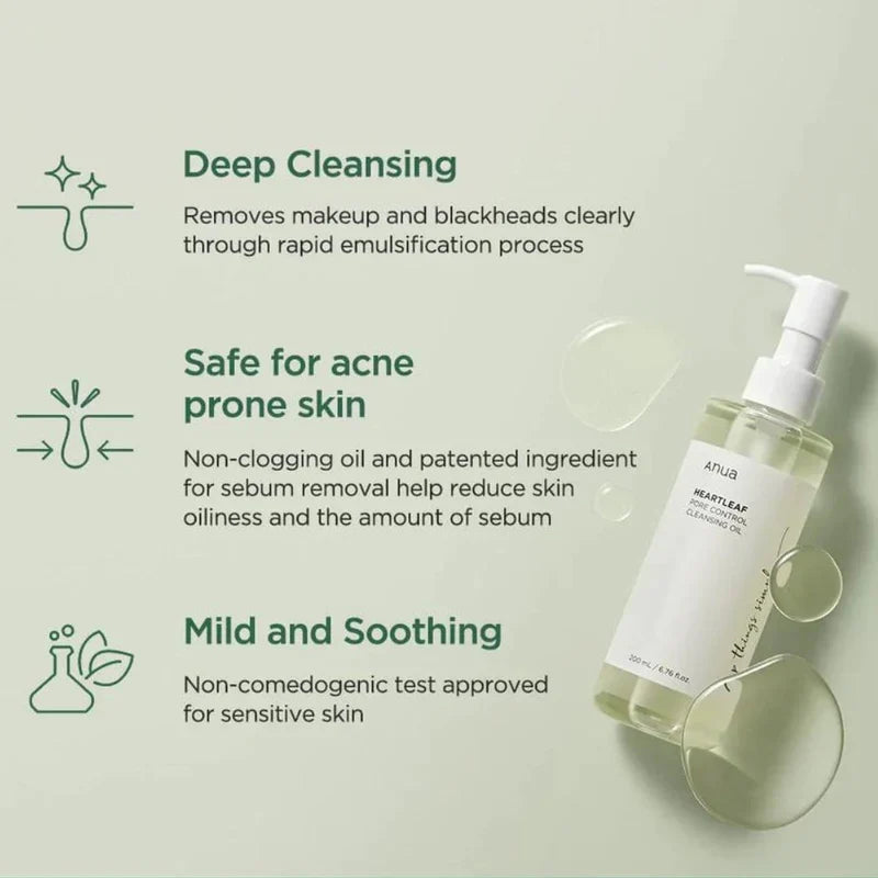 Anua Pore Control Cleasing Oil (200ML)